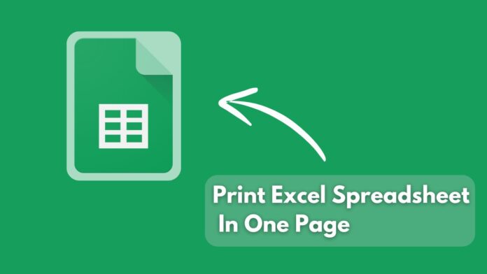 stretch excel spreadsheet to full page print