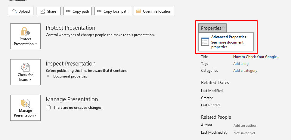 check word count powerpoint