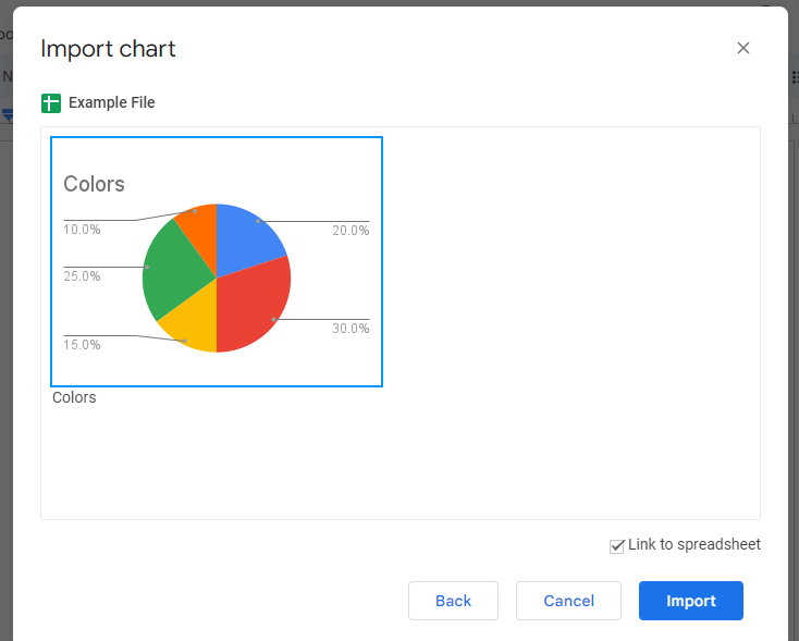 Insert a Chart From Google Sheets to Docs