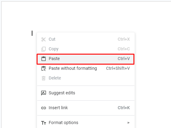 how to insert excel into google docs