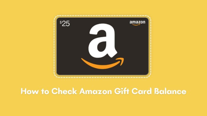 check amazon gift card balance without redeeming