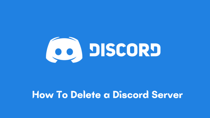 how to delete a discord server on Desktop