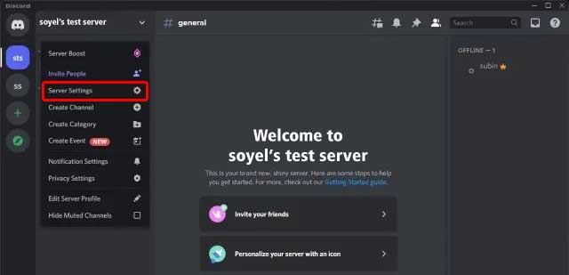 discord server delete