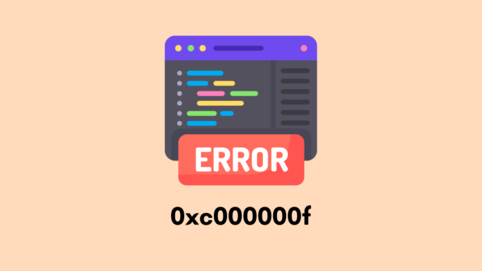 Fix Error Code 0xc000000f