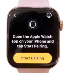 Apple watch pairing