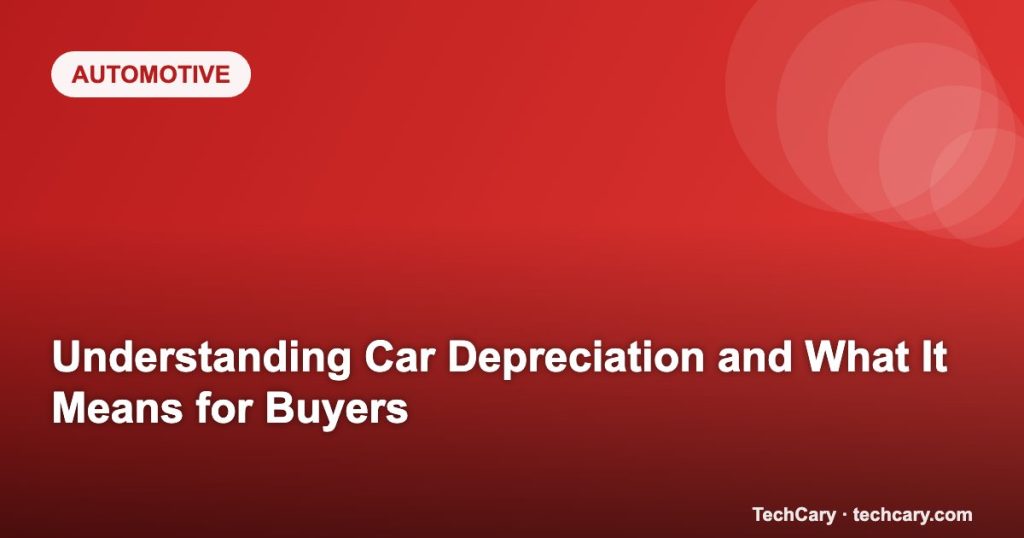 Understanding Car Depreciation and What It Means for Buyers